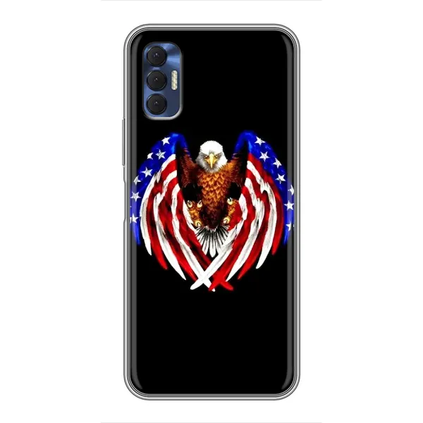 Чехол с рисунком «Крылья США» для TECNO Spark 8P Чехол с рисунком «Крылья США» для TECNO Spark 8P