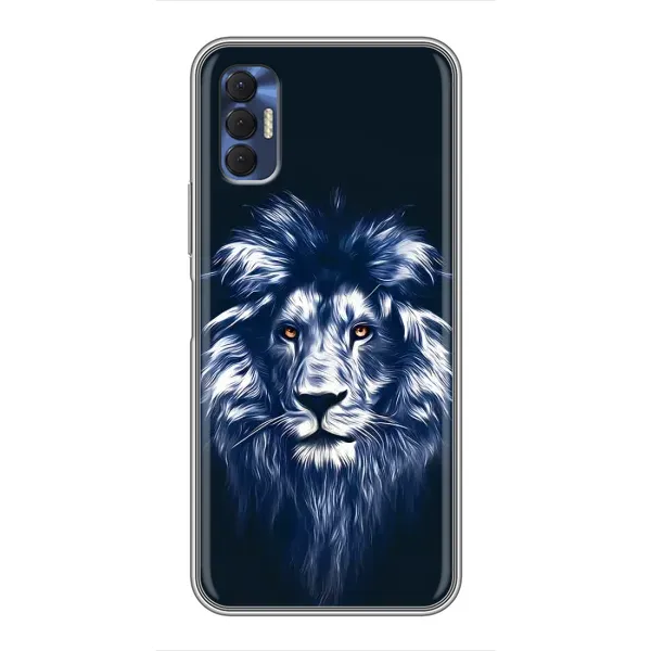 Чехол с рисунком «Лев - синий» для TECNO Spark 8P Чехол с рисунком «Лев - синий» для TECNO Spark 8P