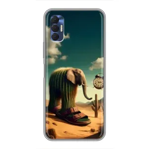 Чехол с мемами тралалело тралала для TECNO Spark 8P