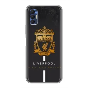 Силиконовые Чехлы принт Футбол на TECNO Spark 8P (Liverpool)