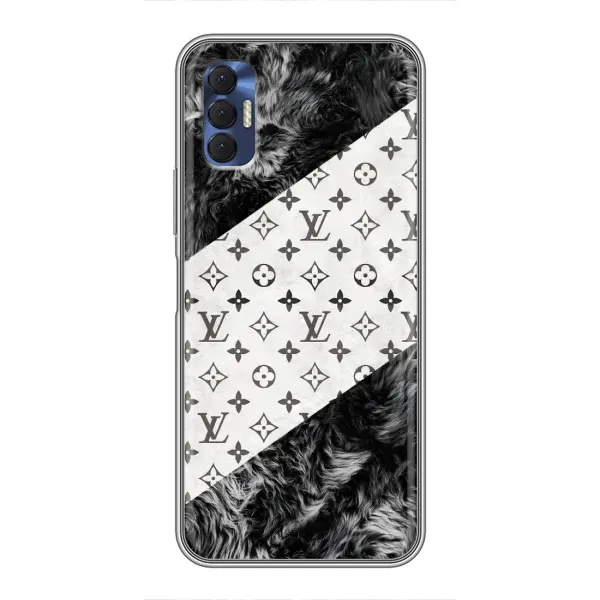 Чехол с рисунком «LV на белом» для TECNO Spark 8P Чехол с рисунком «LV на белом» для TECNO Spark 8P