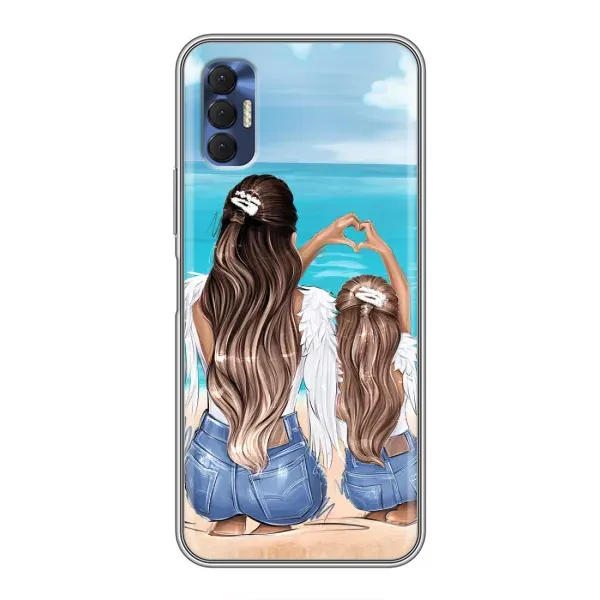 Чехол с рисунком «Мама и дочь» для TECNO Spark 8P Чехол с рисунком «Мама и дочь» для TECNO Spark 8P