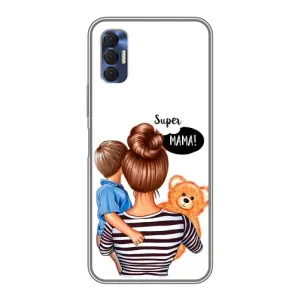 Чохли для МАМИ на TECNO Spark 8P (Мама і син)