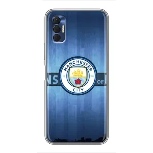 Силиконовые Чехлы принт Футбол на TECNO Spark 8P (ManCity)