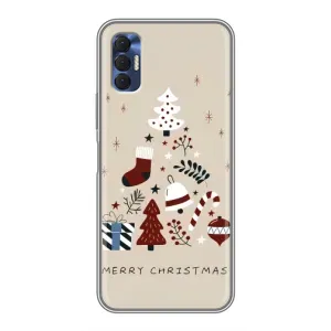 Чохол Санта Клаус для TECNO Spark 8P (Merry Christmas)