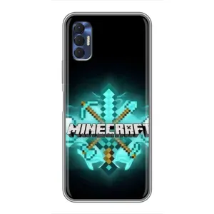 Чехол майнкрафт для TECNO Spark 8P (MineCraft 2)