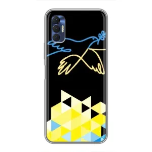 Чохол на TECNO Spark 8P (Український дизайн) (Мир для Укрїни)