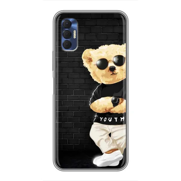 Чехол с рисунком «Мишка в очках» для TECNO Spark 8P Чехол с рисунком «Мишка в очках» для TECNO Spark 8P