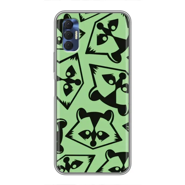 Чехол с рисунком «Мордочки Енота» для TECNO Spark 8P Чехол с рисунком «Мордочки Енота» для TECNO Spark 8P