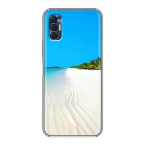 Летний Чехол на TECNO Spark 8P (Море песок)