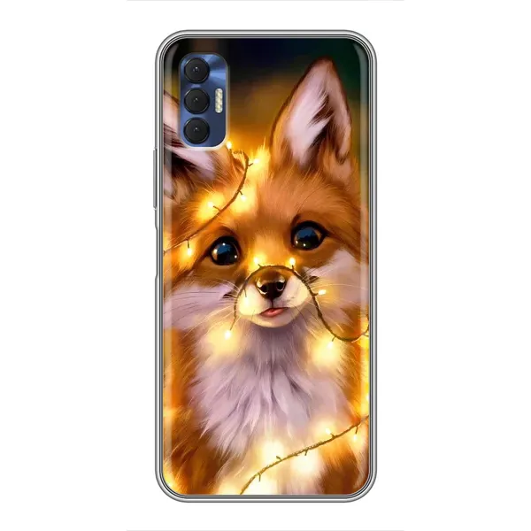 Чехол с рисунком «Новогодний лисенок» для TECNO Spark 8P Чехол с рисунком «Новогодний лисенок» для TECNO Spark 8P