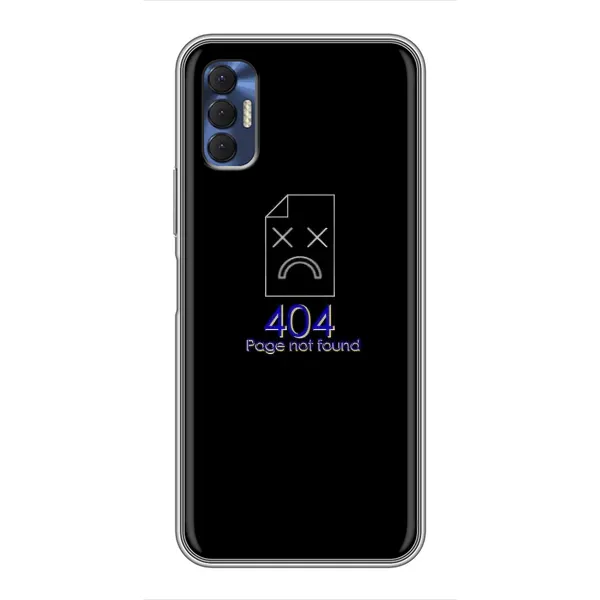 Чохол з малюнком «Помилка 404» для TECNO Spark 8P Чохол з малюнком «Помилка 404» для TECNO Spark 8P