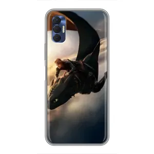 Чехол дракон Беззубик для TECNO Spark 8P (Полет Беззубика)