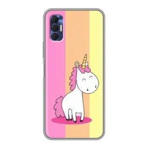 Чехол Unicorn на TECNO Spark 8P (Радужный Единорог)