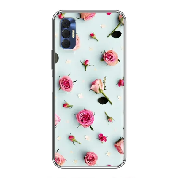 Чехол с рисунком «Разные цветы» для TECNO Spark 8P Чехол с рисунком «Разные цветы» для TECNO Spark 8P