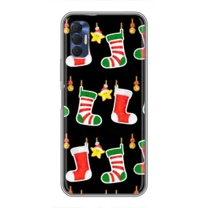 Силіконовий бампер на різдво для TECNO Spark 8P (Різдвяні подарунки)