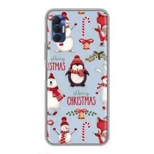 Чохол Санта Клаус для TECNO Spark 8P (Різдвяний)