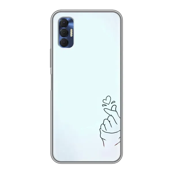 Чехол с рисунком «Сердце на голубом» для TECNO Spark 8P Чехол с рисунком «Сердце на голубом» для TECNO Spark 8P