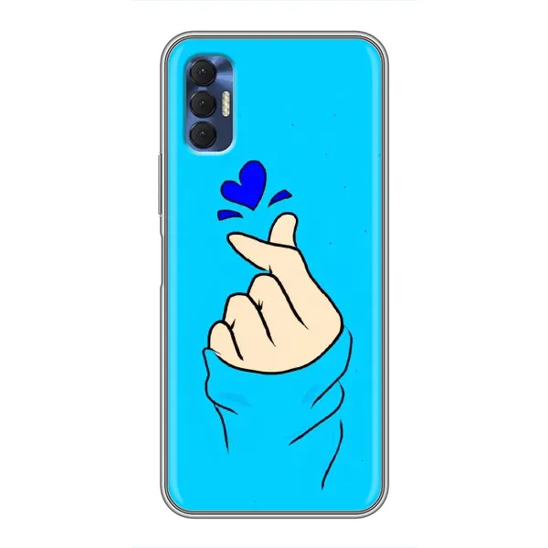 Чехол с рисунком «Сердце на синем» для TECNO Spark 8P Чехол с рисунком «Сердце на синем» для TECNO Spark 8P