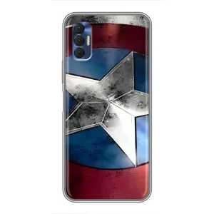 Чехол с Щитом Капитана Америки на TECNO Spark 8P (Щит Капитана Америки)