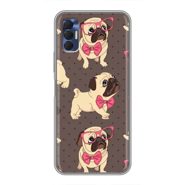 Чехол с рисунком «Собачки Мопсики» для TECNO Spark 8P Чехол с рисунком «Собачки Мопсики» для TECNO Spark 8P
