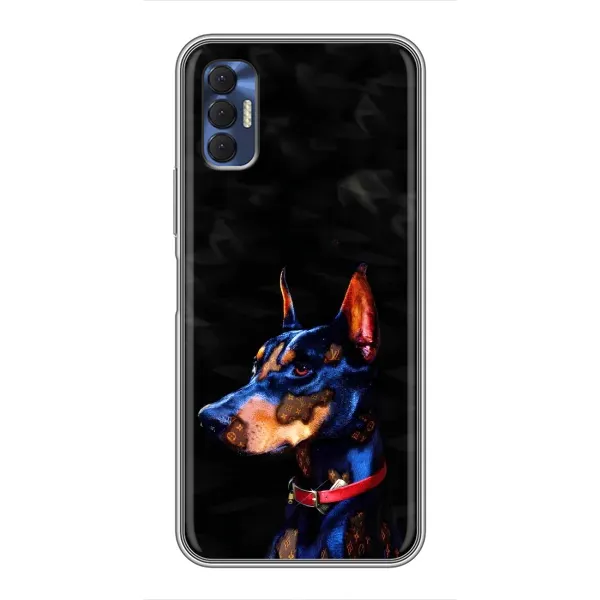 Чехол с рисунком «Собака Мопс» для TECNO Spark 8P