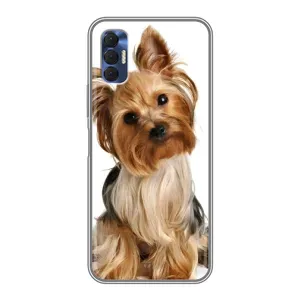 Чохол (ТПУ) Милі песики для TECNO Spark 8P (Пес Терьєр)