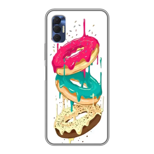Чехол с рисунком «Сочные пончики» для TECNO Spark 8P Чехол с рисунком «Сочные пончики» для TECNO Spark 8P