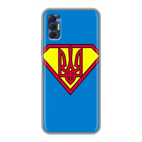 Чехол с рисунком «Super - Герб» для TECNO Spark 8P Чехол с рисунком «Super - Герб» для TECNO Spark 8P