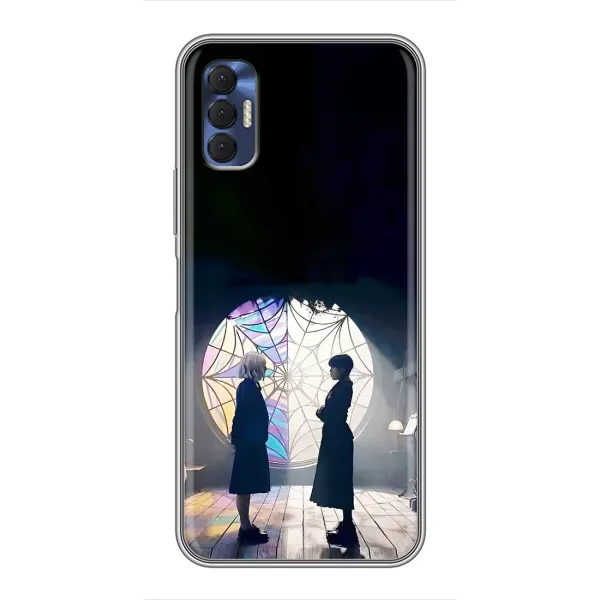 Чехол с рисунком «Уэнсдей и Энди» для TECNO Spark 8P Чехол с рисунком «Уэнсдей и Энди» для TECNO Spark 8P