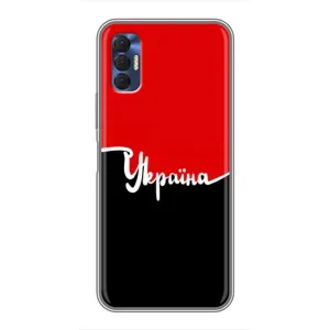 Чехлы УПА (Красно-Чёрный) на TECNO Spark 8P (Украина УПА)