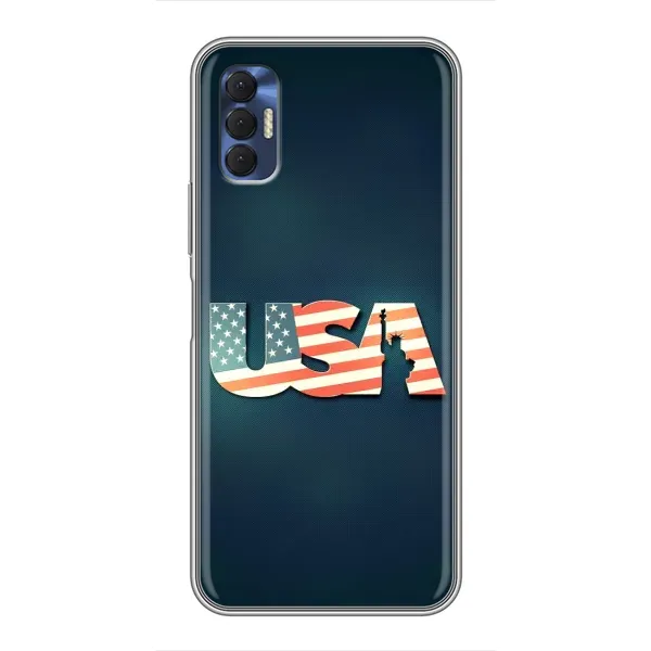Чехол с рисунком «USA» для TECNO Spark 8P Чехол с рисунком «USA» для TECNO Spark 8P