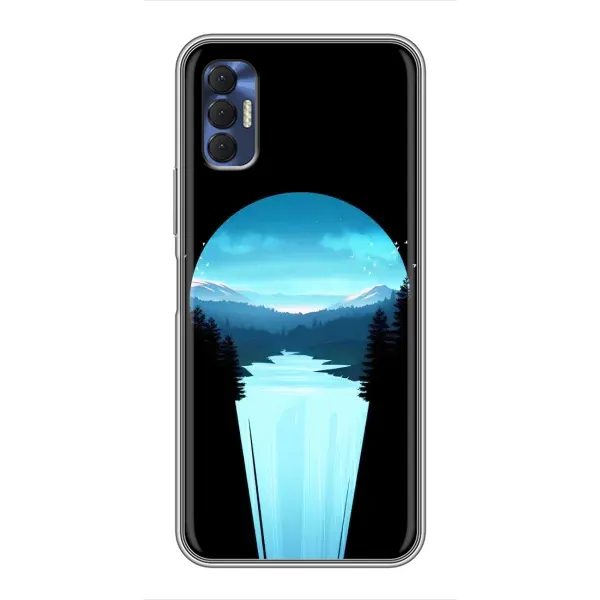 Чехол с рисунком «Синий Водопад» для TECNO Spark 8P Чехол с рисунком «Синий Водопад» для TECNO Spark 8P