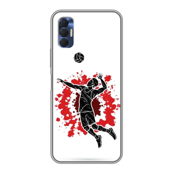 Чехол с рисунком «Волейболист» для TECNO Spark 8P Чехол с рисунком «Волейболист» для TECNO Spark 8P