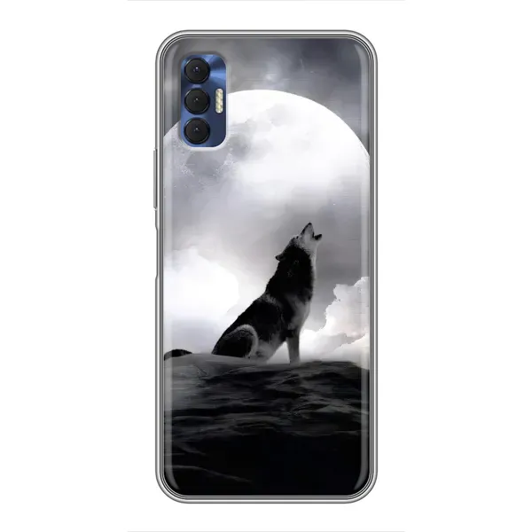 Чехол с рисунком «Волк и луна» для TECNO Spark 8P Чехол с рисунком «Волк и луна» для TECNO Spark 8P