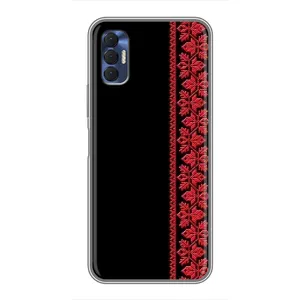 Силіконовый Чохол на TECNO Spark 8P з картинкой Вишиванки
