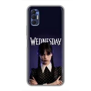 Чехлы с принтом Уэнсдей на TECNO Spark 8P (Wednesdey)
