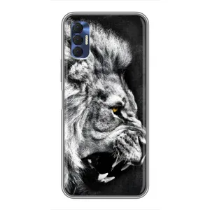 Чохол з картинкою на TECNO Spark 8P (Злий Лев)