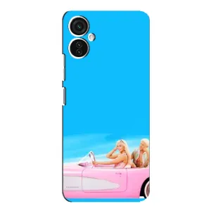 Силіконовый Чохол Барбі фільм на TECNO Spark 9 Pro (Барбі і Кен)