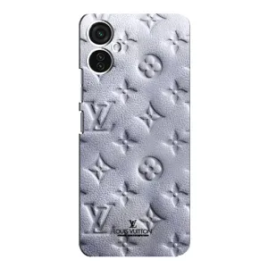 Текстурный Чехол Louis Vuitton для Техно Спарк 9 про (Белый ЛВ)