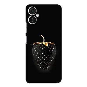 Чохол з зображенням смачної їжі для TECNO Spark 9 Pro (Чорна полуниця)