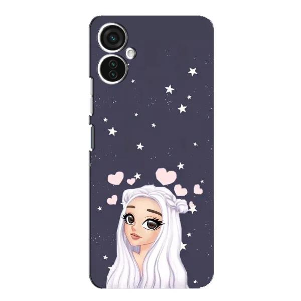 Чехол с рисунком «Девушка и сердечки» для TECNO Spark 9 Pro Чехол с рисунком «Девушка и сердечки» для TECNO Spark 9 Pro