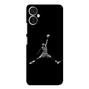 Силиконовый Чехол Nike Air Jordan на Техно Спарк 9 про (Джордан)