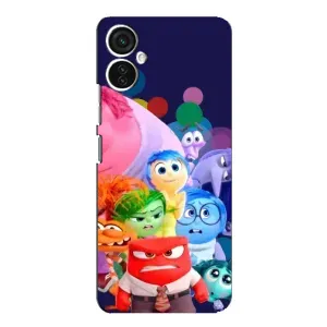 Чехол Головоломка для TECNO Spark 9 Pro - (AlphaPrint) (Герои головоломки)