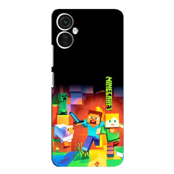 Чохол з малюнком «Герой Майнкрафт» для TECNO Spark 9 Pro Чохол з малюнком «Герой Майнкрафт» для TECNO Spark 9 Pro