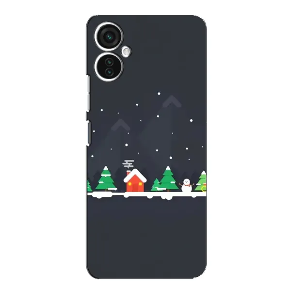 Чехол с рисунком «Город зимний» для TECNO Spark 9 Pro Чехол с рисунком «Город зимний» для TECNO Spark 9 Pro