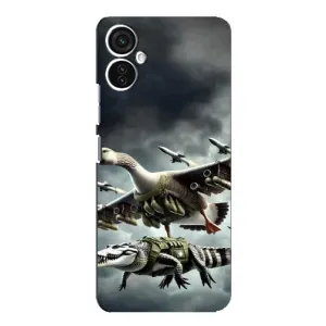 Чохол з мемами траралело тралала для TECNO Spark 9 Pro (Гусіні і крокоділо)
