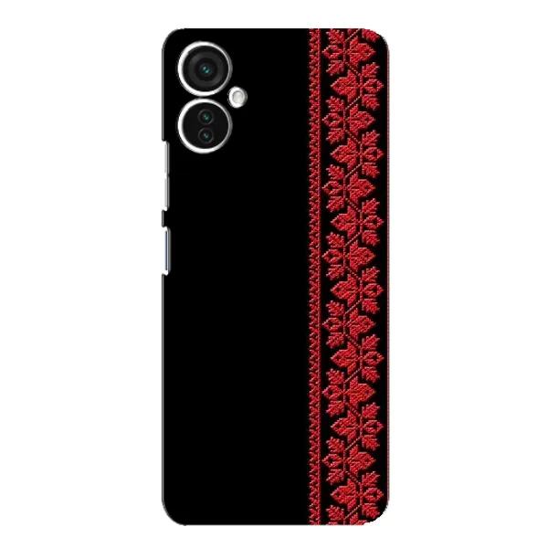 Чехол с рисунком «Красная Вышиванка» для TECNO Spark 9 Pro Чехол с рисунком «Красная Вышиванка» для TECNO Spark 9 Pro