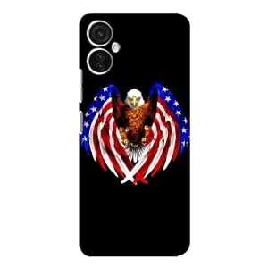 Чохол Прапор USA для TECNO Spark 9 Pro (Крила США)