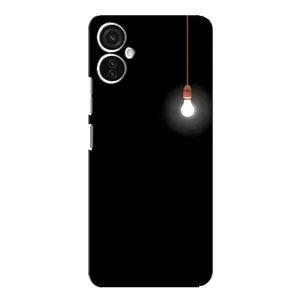 Чохол з картинками на чорному фоні для TECNO Spark 9 Pro (Лампочка)